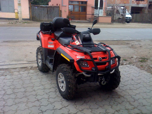 FOTO: ATV furat din Borsa